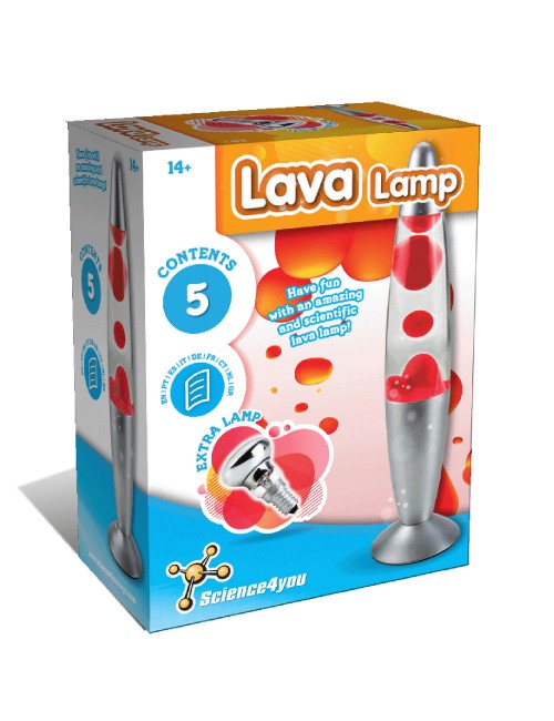 Lava lamp in red + Extra bulb