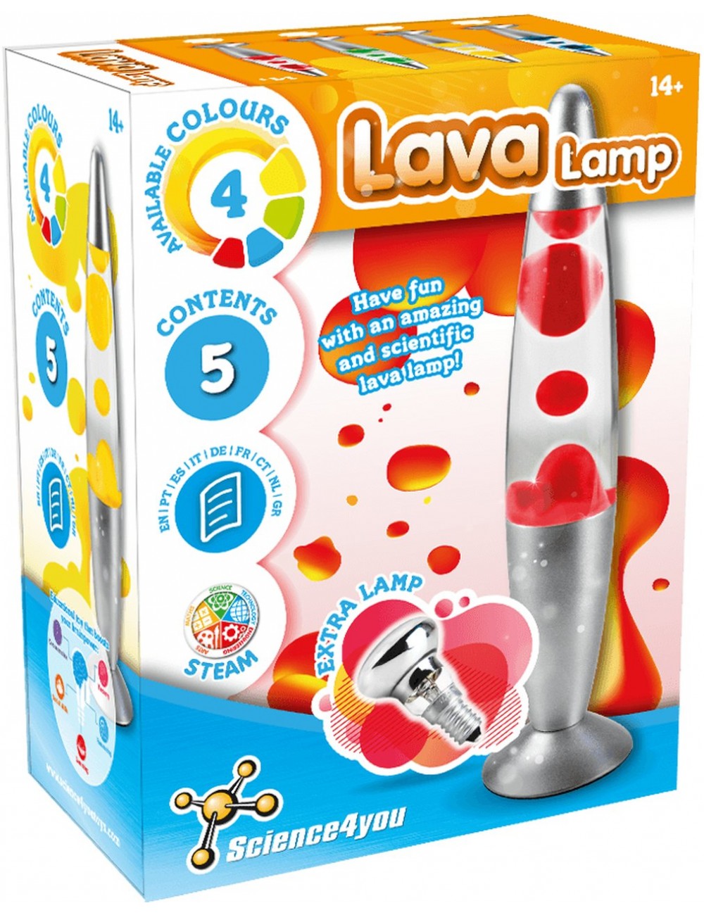 Optimisme Sluimeren Cyclopen Lava Lamp | Educational and Scientific Toy for Children 14+ | Science4you