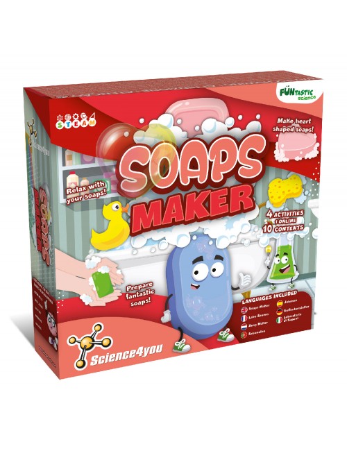 Science4you Soap Making Kit for Kids - Make Your Own Scented Soaps, 21  Contents, Moulds & Gift Bags Included - Craft Kit for Kids, Toys and Games