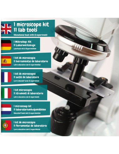 Mayitr – jouet éducatif pour enfants, Microscope Junior, Kit de