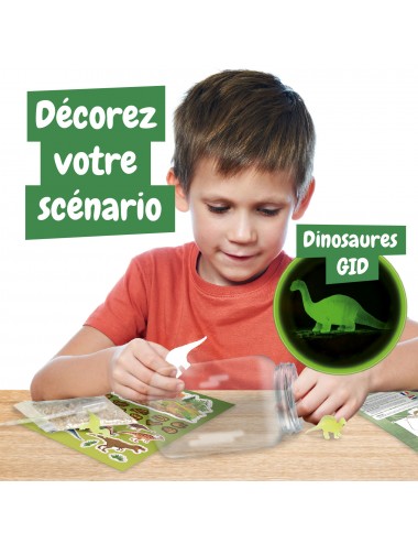 Kit de Terrarium Dinosaure pour Enfants - Cadeau d'anniversaire pour  garçons âgés de 4 5 6 7 8-12 Ans - Jouets Dinosaures - d'artisanat :  : Jeux et Jouets