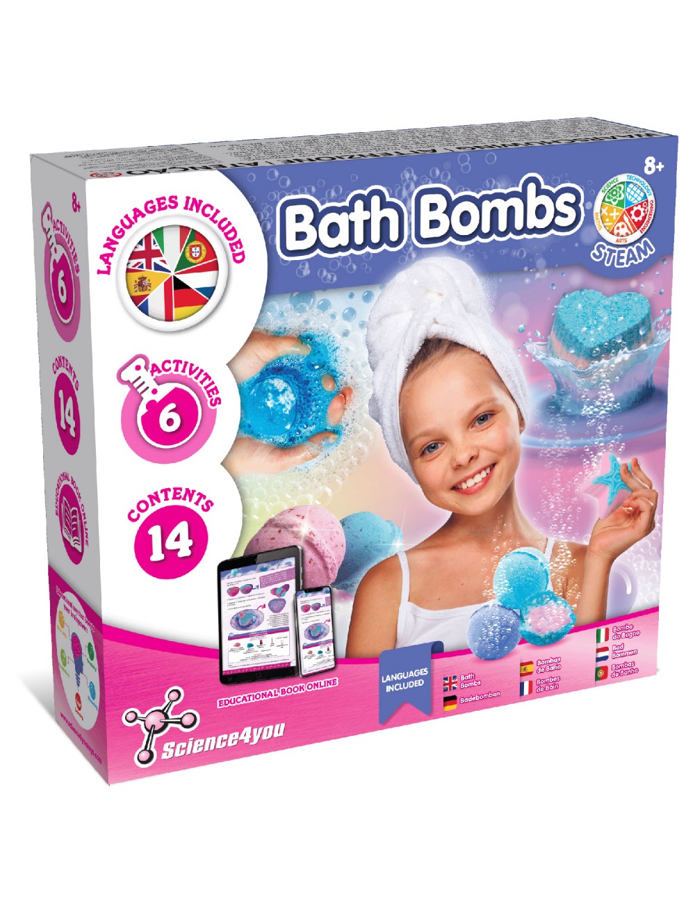 Bombes de bain, Jouets cosmétiques pour enfants 8+