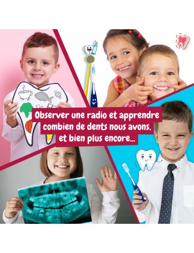 ManZh Dentiste pour Enfant - Ensembles Jeu Doctor Kit pour Enfants  Dentist  Toys Pretend Child Doctors Kit pour Les Tout-Petits 3 à 5 Ans, garçons et  Filles : .fr: Jeux et Jouets