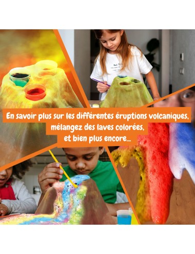 Science4you Volcan pour Enfants +8 Ans Jeu de Volcans avec 6 Expériences  pour Enfants: CRÉEZ Un Volcan en Éruption Réaliste - Kit Scientifique et  Jeu éducatif pour Enfants +8 Ans, Multicolore, 