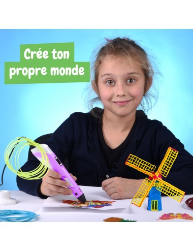 Kit de Stylo 3D pour Enfants - Orange - Offre combinée avec 2x