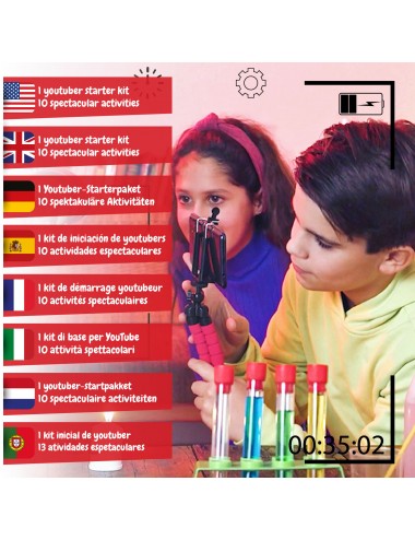 STUDIO LAB - DEVENEZ R - Multilingue, Jouets Éducatifs et  Scientifiques pour les Enfants +8 Ans