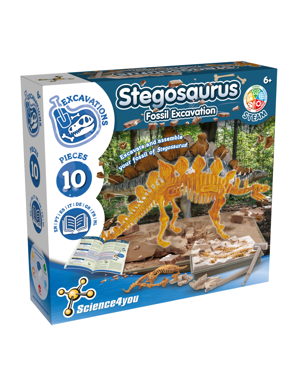 Dinosaures Stégosaures Jouet enfant plus 3 ans