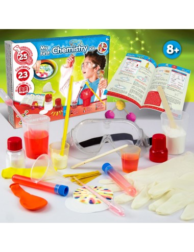 Science4you - Super Kit Scientifique pour Enfants +8 Ans - 150 Experiences  Scientifiques et Activités Manuelles: Laboratoire de Chimie et Kit Volcan