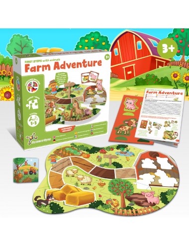 Puzzle les animaux de la ferme – Lud'Y Key