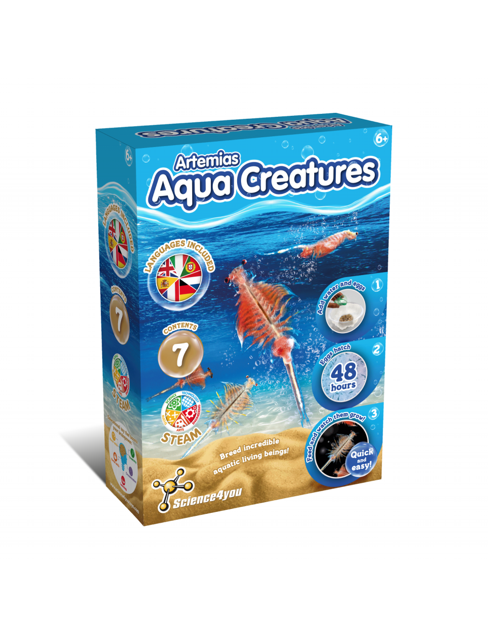 Magic Aquarium- Créatures Étranges de Deluxebase. Élevez Vos Propres  Grenouilles dans ce kit d'aquarium pour Enfants
