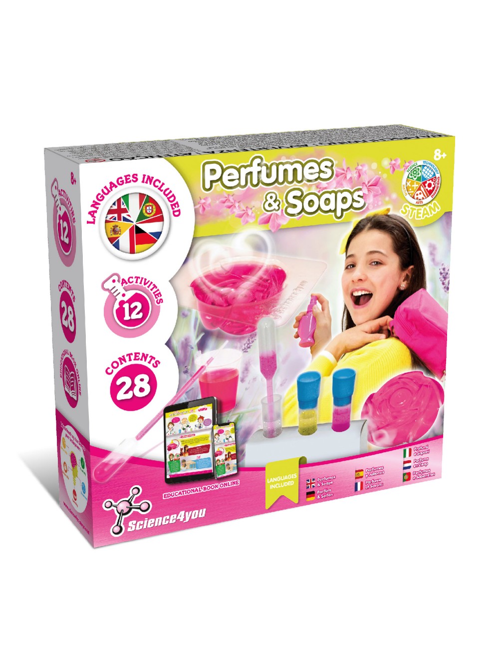 Science4you Super Laboratoire de Parfum pour Enfants +8 Ans - Jeux pour  Fabriquer des Parfums, Kits Éducatifs de Sciences +13 Experiences pour  Enfants, Cadeau pour Garçon et Fille 8-12 Ans : : Jeux et Jouets